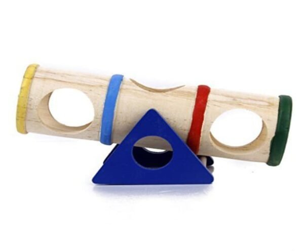 Balancín Multicolor de Madera para los Juegos de tu Hámster.